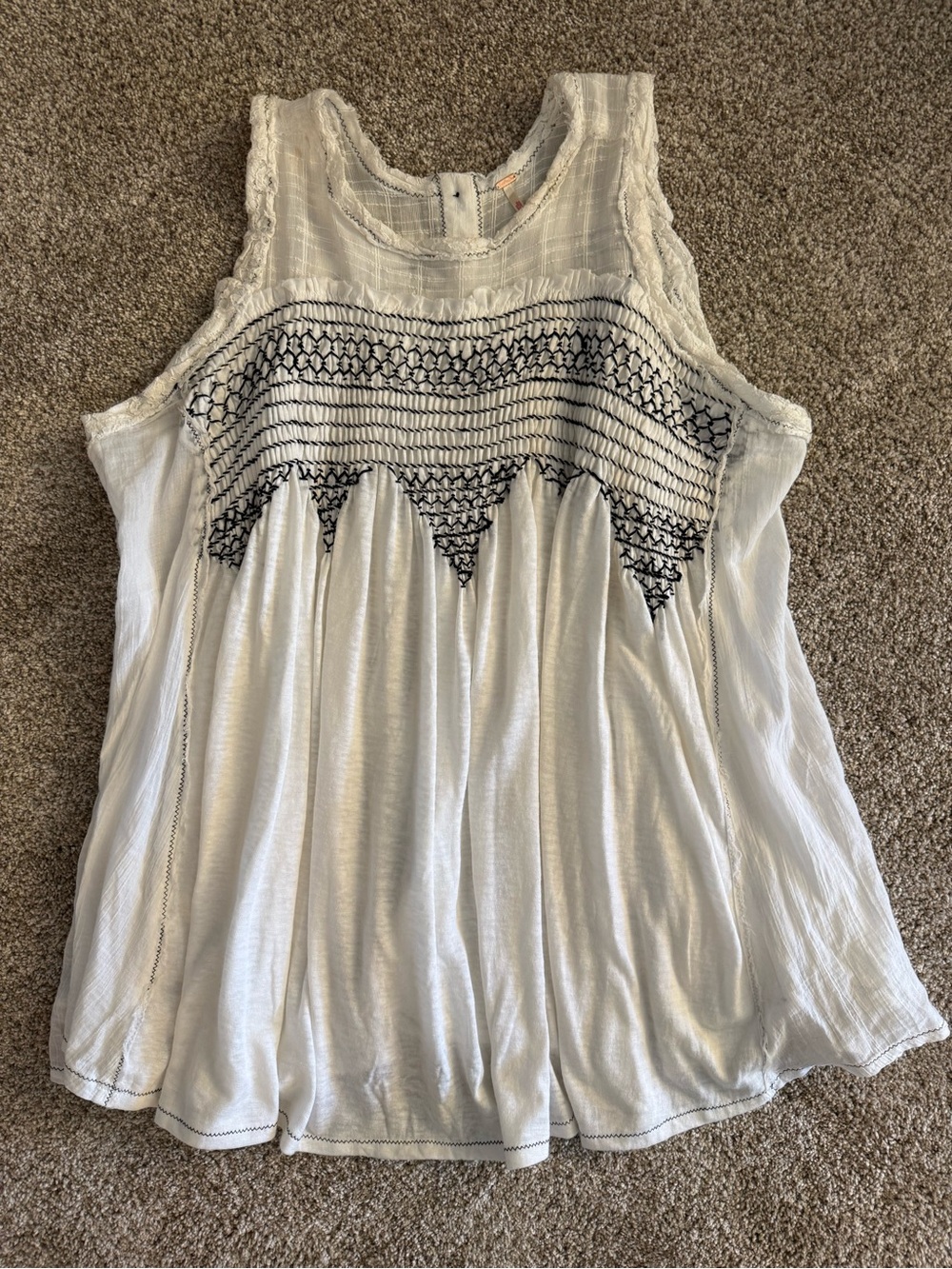 Free People Sea Breeze Tunic, Reversible, Small